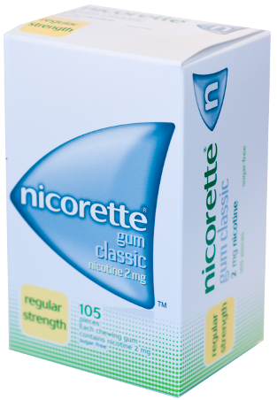 Nicorette Gum 2mg CLASSIC